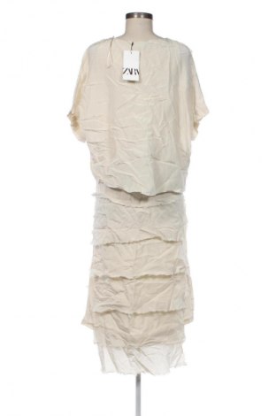 Sukienka Zara, Rozmiar XS, Kolor Beżowy, Cena 177,07 zł