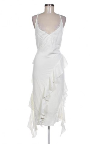 Kleid Zara, Größe L, Farbe Ecru, Preis 39,46 €