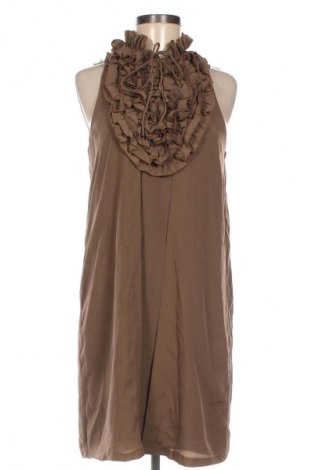 Рокля Zara, Размер M, Цвят Кафяв, Цена 21,99 лв.
