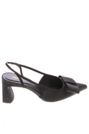 Sandale Zara, Mărime 37, Culoare Negru, Preț 150,27 Lei