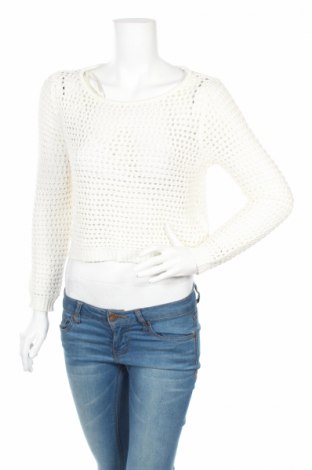 Дамски пуловер Ally, Размер S, Цвят Бял, Цена 6,25 лв.