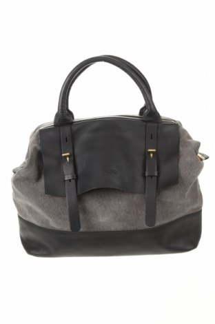 Дамска чанта Lupo, Цвят Черен, Естествена кожа, текстил, Цена 786,00 лв.