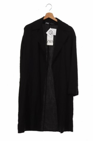 Дамска жилетка Zara, Размер XS, Цвят Черен, Лиосел, Цена 19,32 лв.