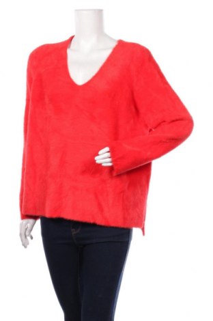 Дамски пуловер Oui, Размер XXL, Цвят Червен, 94% полиамид, 6% еластан, Цена 60,90 лв.