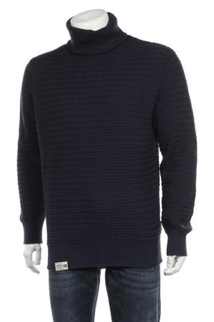 Мъжки пуловер Napapijri, Размер L, Цвят Син, Памук, Цена 108,16 лв.