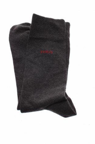 Чорапи Hugo Boss, Размер L, Цвят Сив, Цена 35,40 лв.