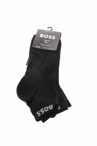 Чорапи Hugo Boss, Размер L, Цвят Черен, Полиамид, еластан, Цена 53,40 лв.