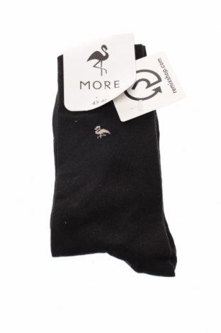 Socken More, Größe L, Farbe Schwarz, 74% Baumwolle, 22% Polyamid, 1% Anderes Gewebe, 3% Elastan, Preis 7,71 €