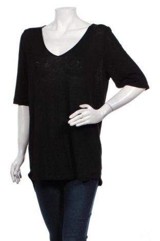 Дамска блуза Claudia Strater, Размер XL, Цвят Черен, 70% лиосел, 30% лен, Цена 34,20 лв.