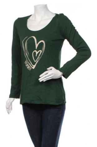 Bluză de femei Esprit, Mărime L, Culoare Verde, Bumbac, Preț 111,84 Lei