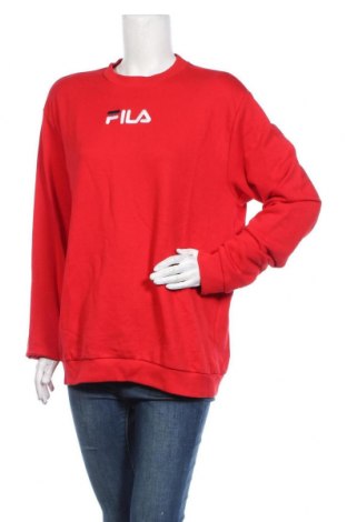 Дамска блуза FILA, Размер L, Цвят Червен, 60% памук, 40% полиестер, Цена 83,30 лв.