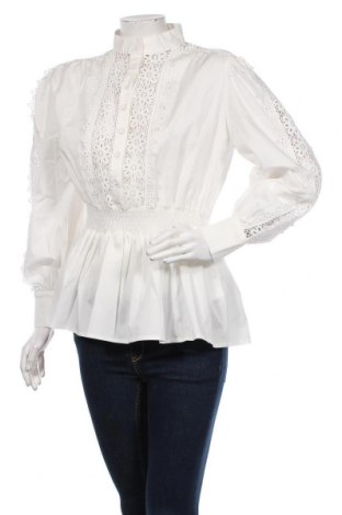 Дамска блуза Faina, Размер S, Цвят Бял, 69% памук, 28% полиамид, 3% еластан, Цена 156,75 лв.