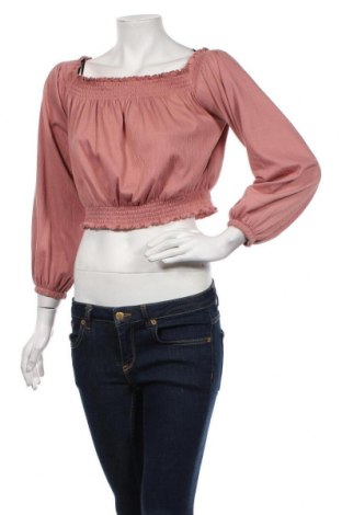 Γυναικεία μπλούζα H&M Divided, Μέγεθος M, Χρώμα Ρόζ , 99% πολυεστέρας, 1% ελαστάνη, Τιμή 16,08 €