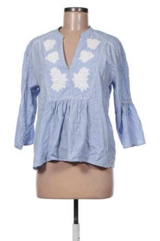 Дамска блуза H&M L.O.G.G., Размер S, Цвят Син, Памук, Цена 26,00 лв.