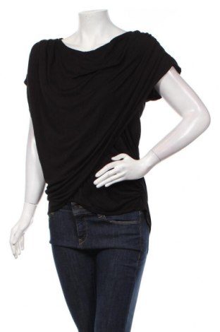 Дамска блуза Max Studio, Размер XL, Цвят Черен, 92% вискоза, 8% еластан, Цена 57,95 лв.