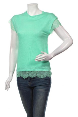 Дамска блуза Zara, Размер S, Цвят Зелен, Цена 26,00 лв.