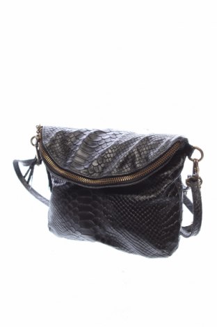 Γυναικεία τσάντα Anna Molinari, Χρώμα Μαύρο, Γνήσιο δέρμα, Τιμή 169,23 €