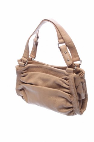 Дамска чанта BCBG Max Azria, Цвят Бежов, Естествена кожа, Цена 164,00 лв.