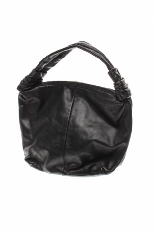 Дамска чанта Furla, Цвят Черен, Естествена кожа, Цена 152,75 лв.