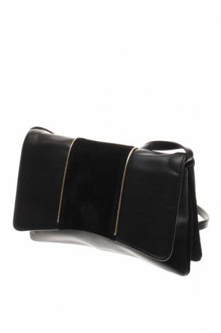 Дамска чанта Promod, Цвят Черен, Еко кожа, Цена 43,70 лв.