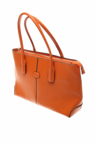 Γυναικεία τσάντα Tod's, Χρώμα Πορτοκαλί, Γνήσιο δέρμα, Τιμή 215,88 €