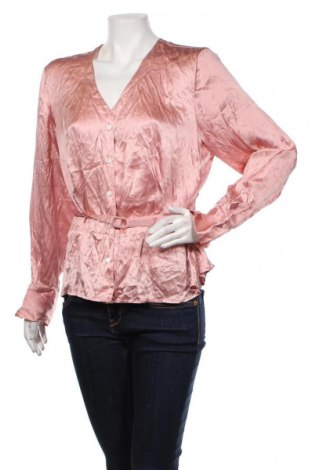 Дамска риза Anne Klein, Размер L, Цвят Розов, Коприна, Цена 49,00 лв.