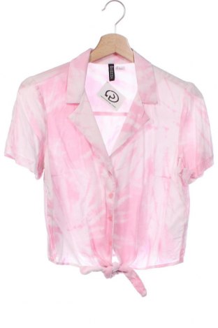 Дамска риза H&M Divided, Размер XS, Цвят Розов, Вискоза, Цена 24,00 лв.