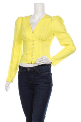 Damenbluse Pepe Jeans, Größe XS, Farbe Gelb, 51% Leinen, 49% Viskose, Preis 69,69 €