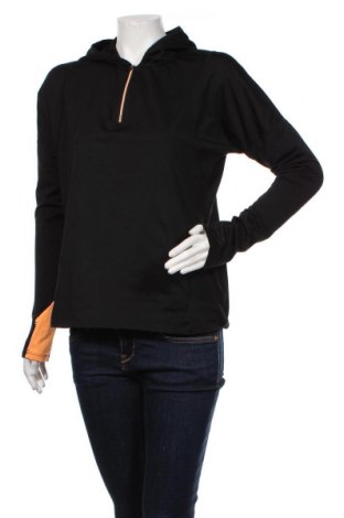 Дамска спортна блуза H&M, Размер M, Цвят Черен, 86% полиестер, 14% еластан, Цена 26,00 лв.