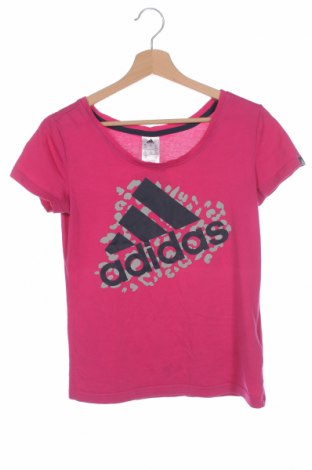 Damski T-shirt Adidas, Rozmiar XS, Kolor Różowy, 70% bawełna, 30% poliester, Cena 45,39 zł