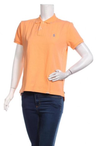 Damski T-shirt Polo By Ralph Lauren, Rozmiar M, Kolor Pomarańczowy, Bawełna, Cena 377,83 zł