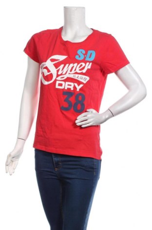 Dámské tričko Superdry, Velikost XL, Barva Červená, Bavlna, Cena  572,00 Kč
