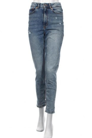 Damskie jeansy H&M Divided, Rozmiar S, Kolor Niebieski, 99% bawełna, 1% elastyna, Cena 111,95 zł