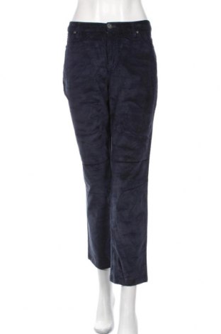 Pantaloni de velvet de femei Arizona, Mărime L, Culoare Albastru, 98% bumbac, 2% elastan, Preț 96,16 Lei