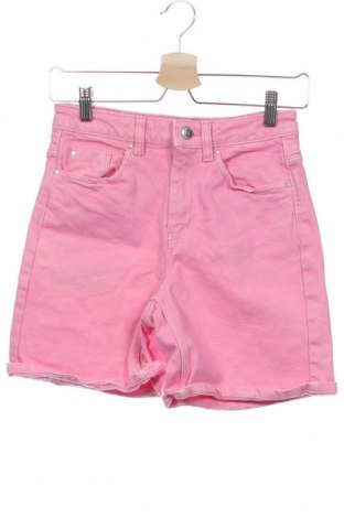 Дамски къс панталон Mohito, Размер XS, Цвят Розов, 99% памук, 1% еластан, Цена 32,00 лв.