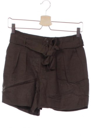Дамски къс панталон ONLY, Размер XS, Цвят Зелен, 50% вискоза, 40% памук, 10% лен, Цена 35,40 лв.
