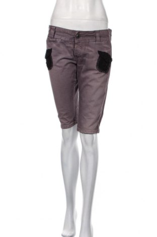 Дамски къс панталон Replay, Размер M, Цвят Лилав, Памук, Цена 48,00 лв.