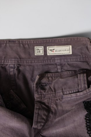 Дамски къс панталон Replay, Размер M, Цвят Лилав, Цена 48,00 лв.
