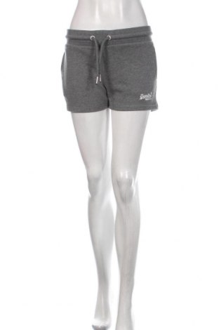 Γυναικείο κοντό παντελόνι Superdry, Μέγεθος S, Χρώμα Γκρί, 60% βαμβάκι, 40% πολυεστέρας, Τιμή 30,62 €