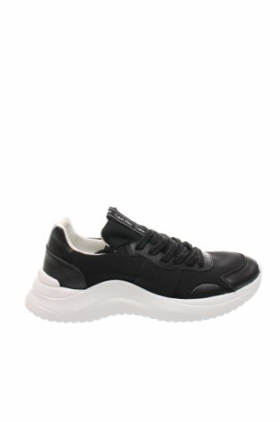 Γυναικεία παπούτσια Calvin Klein, Μέγεθος 38, Χρώμα Μαύρο, Κλωστοϋφαντουργικά προϊόντα, γνήσιο δέρμα, Τιμή 104,00 €