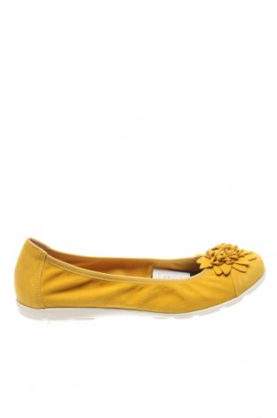 Γυναικεία παπούτσια Caprice, Μέγεθος 38, Χρώμα Κίτρινο, Φυσικό σουέτ, Τιμή 31,92 €