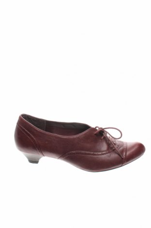 Дамски обувки Clarks, Размер 37, Цвят Червен, Естествена кожа, Цена 32,80 лв.