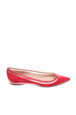 Дамски обувки Furla, Размер 39, Цвят Червен, Естествена кожа, полиуретан, Цена 300,30 лв.
