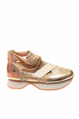 Γυναικεία παπούτσια Gioseppo, Μέγεθος 36, Χρώμα Χρυσαφί, Κλωστοϋφαντουργικά προϊόντα, δερματίνη, Τιμή 67,42 €
