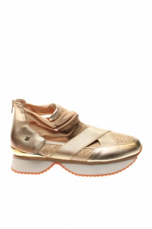 Γυναικεία παπούτσια Gioseppo, Μέγεθος 38, Χρώμα Χρυσαφί, Κλωστοϋφαντουργικά προϊόντα, δερματίνη, Τιμή 67,42 €