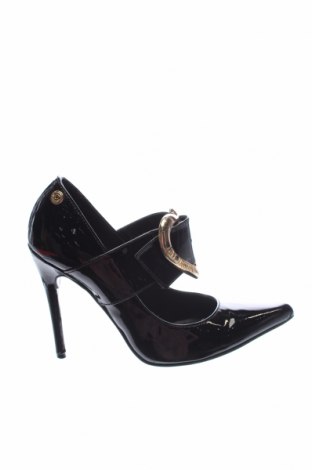 Дамски обувки Love Moschino, Размер 37, Цвят Черен, Естествена кожа, Цена 188,00 лв.