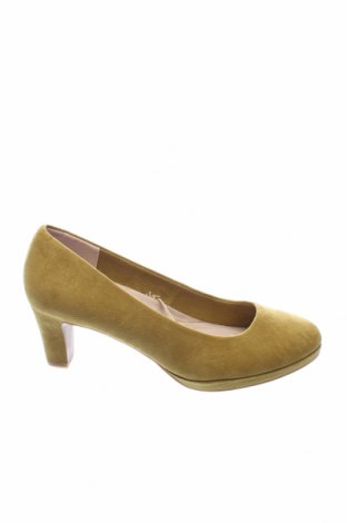 Γυναικεία παπούτσια Marco Tozzi, Μέγεθος 39, Χρώμα Πράσινο, Κλωστοϋφαντουργικά προϊόντα, Τιμή 20,65 €