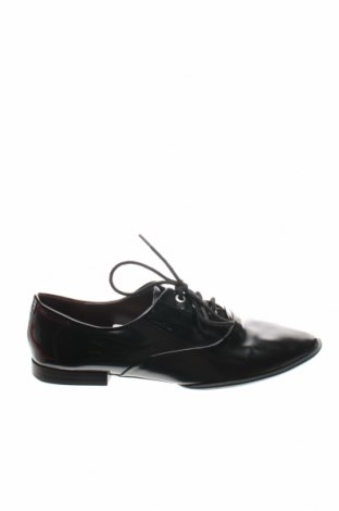 Дамски обувки Zara Trafaluc, Размер 37, Цвят Черен, Еко кожа, Цена 41,00 лв.