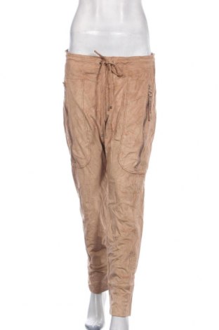 Дамски панталон Mac, Размер XL, Цвят Бежов, 92% полиестер, 8% полиуретан, Цена 57,75 лв.