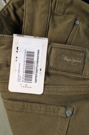 Дамски панталон Pepe Jeans, Размер XS, Цвят Зелен, Цена 189,00 лв.